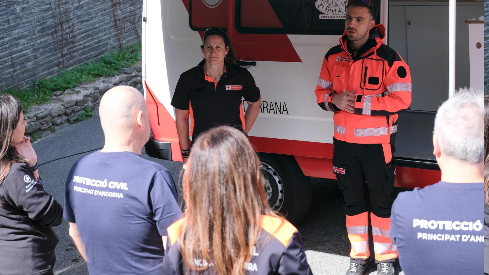 Un moment de la formació.