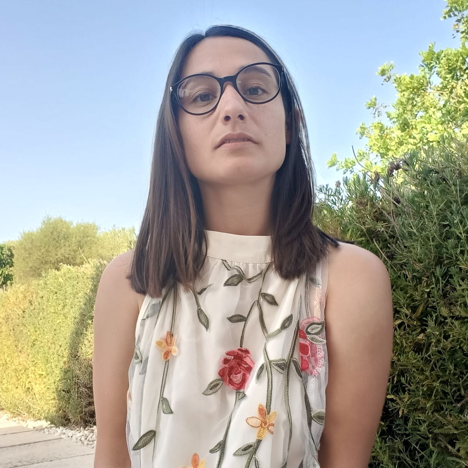 La poetessa Llucia Serra Ferre.