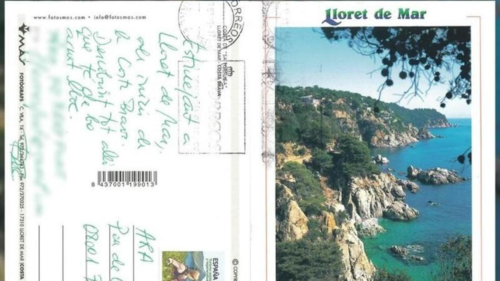 One of the postcards that we have received this summer at the editorial office.
