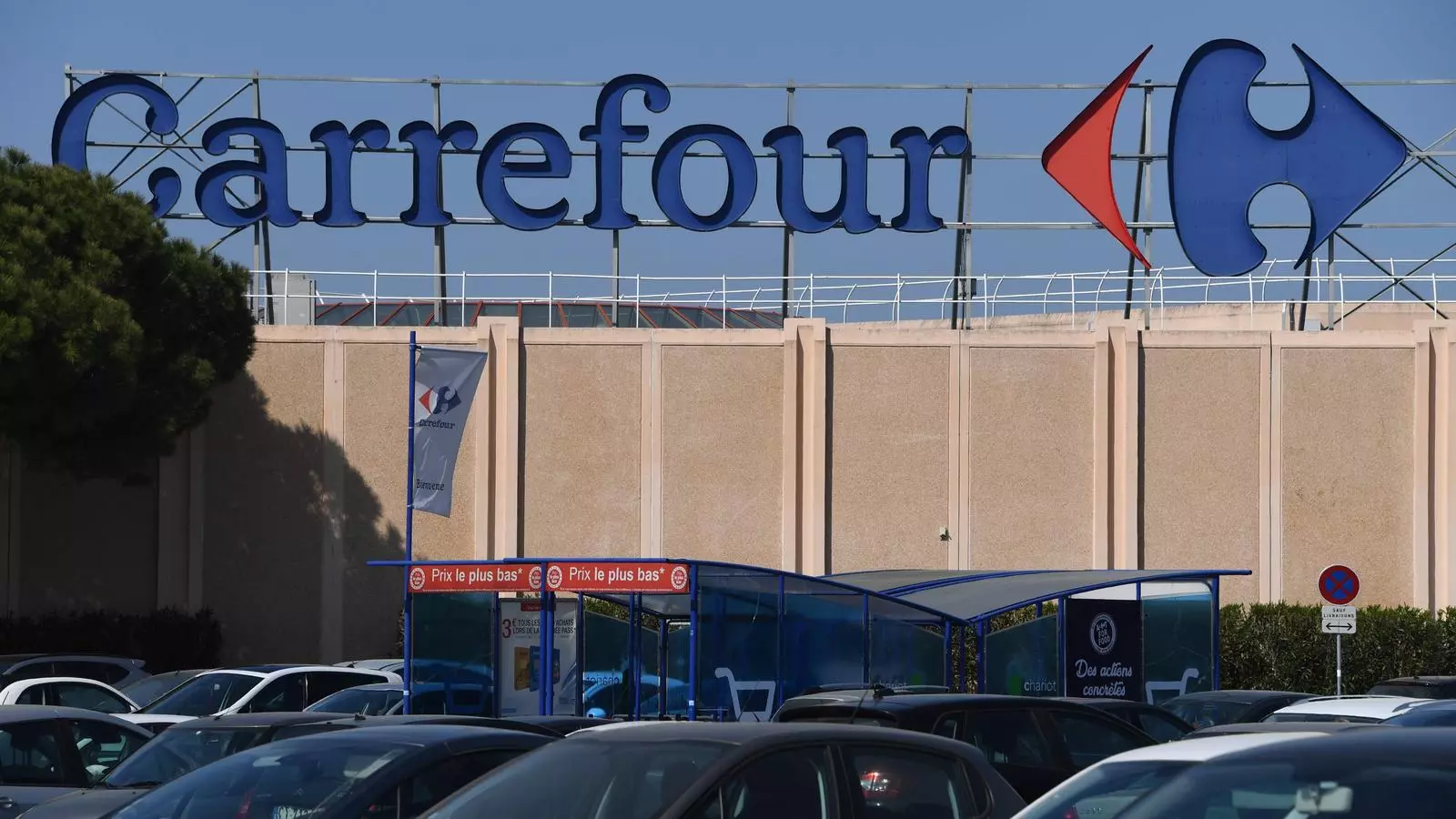 Un hipermercat de Carrefour a Montpeller, en una imatge del 2019.