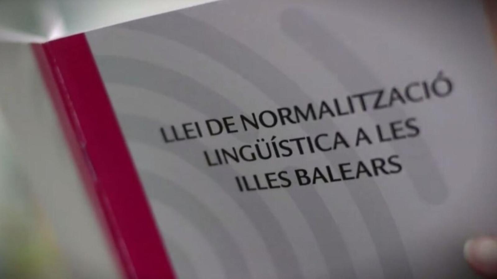 Linguistic normalization law.