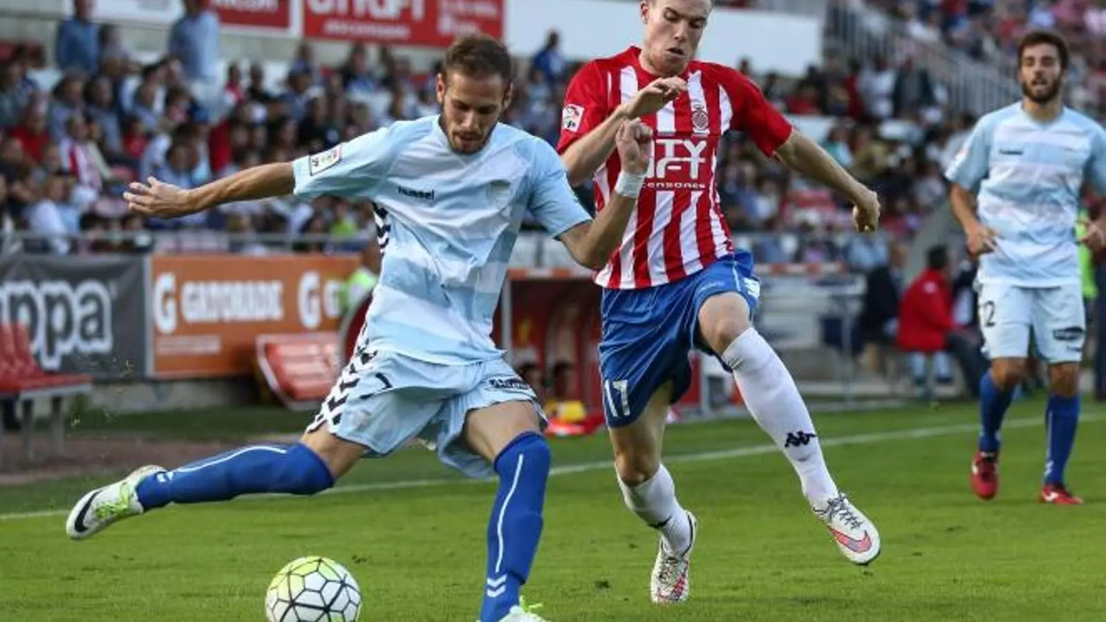 El Llagostera va esgarrapar un punt contra el Girona / UELLAGOSTERA.CAT