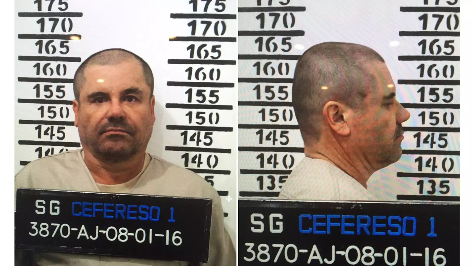 Fotografia del Chapo en la seva última entrada a la presó / EFE