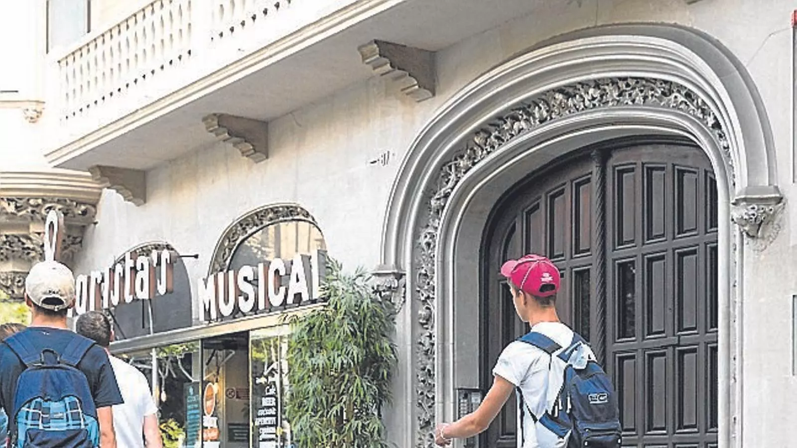 El bloc de passeig de sant Joan