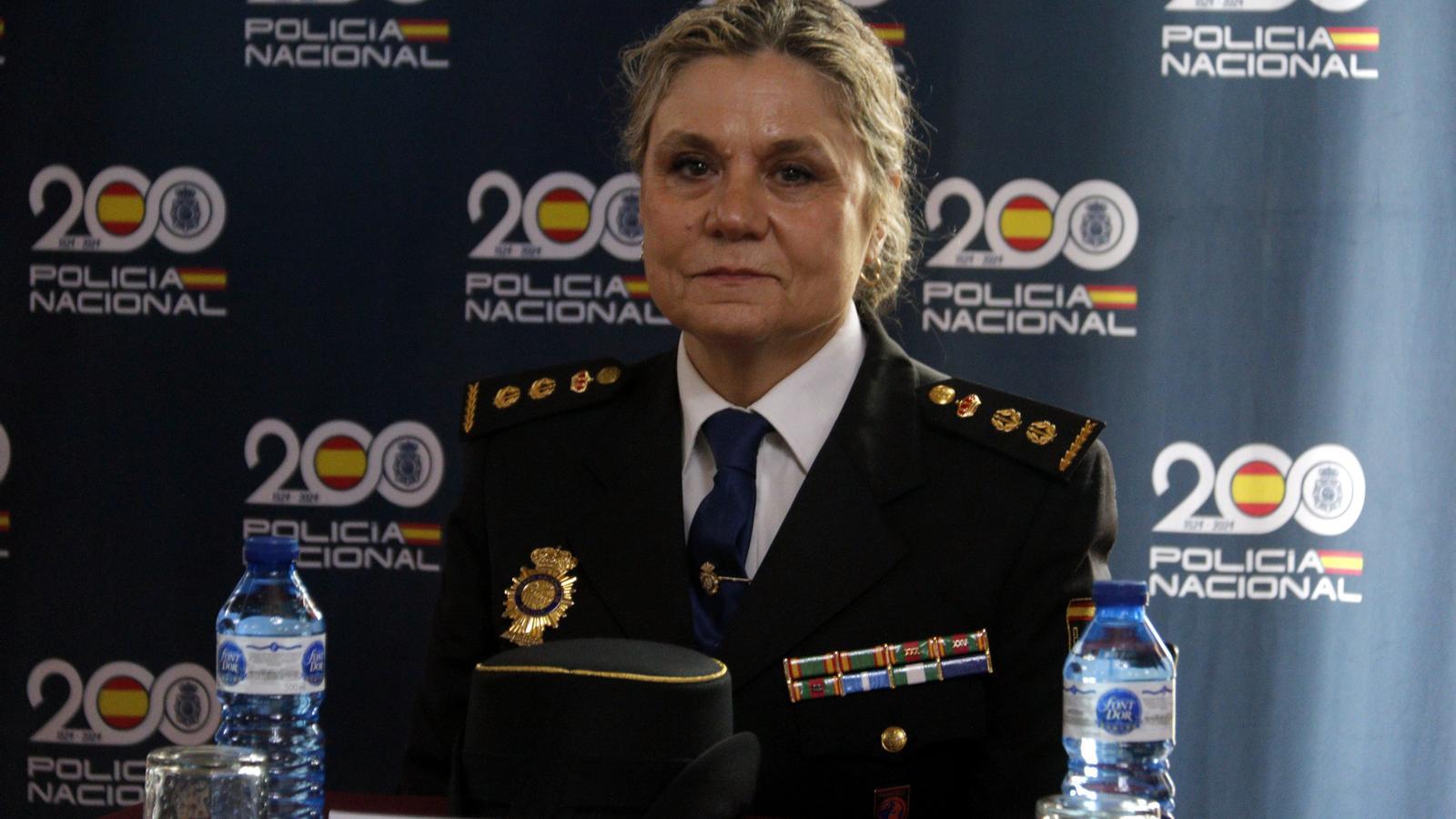 The new chief commissioner of the National Police in Lleida, María Pilar Callejero.