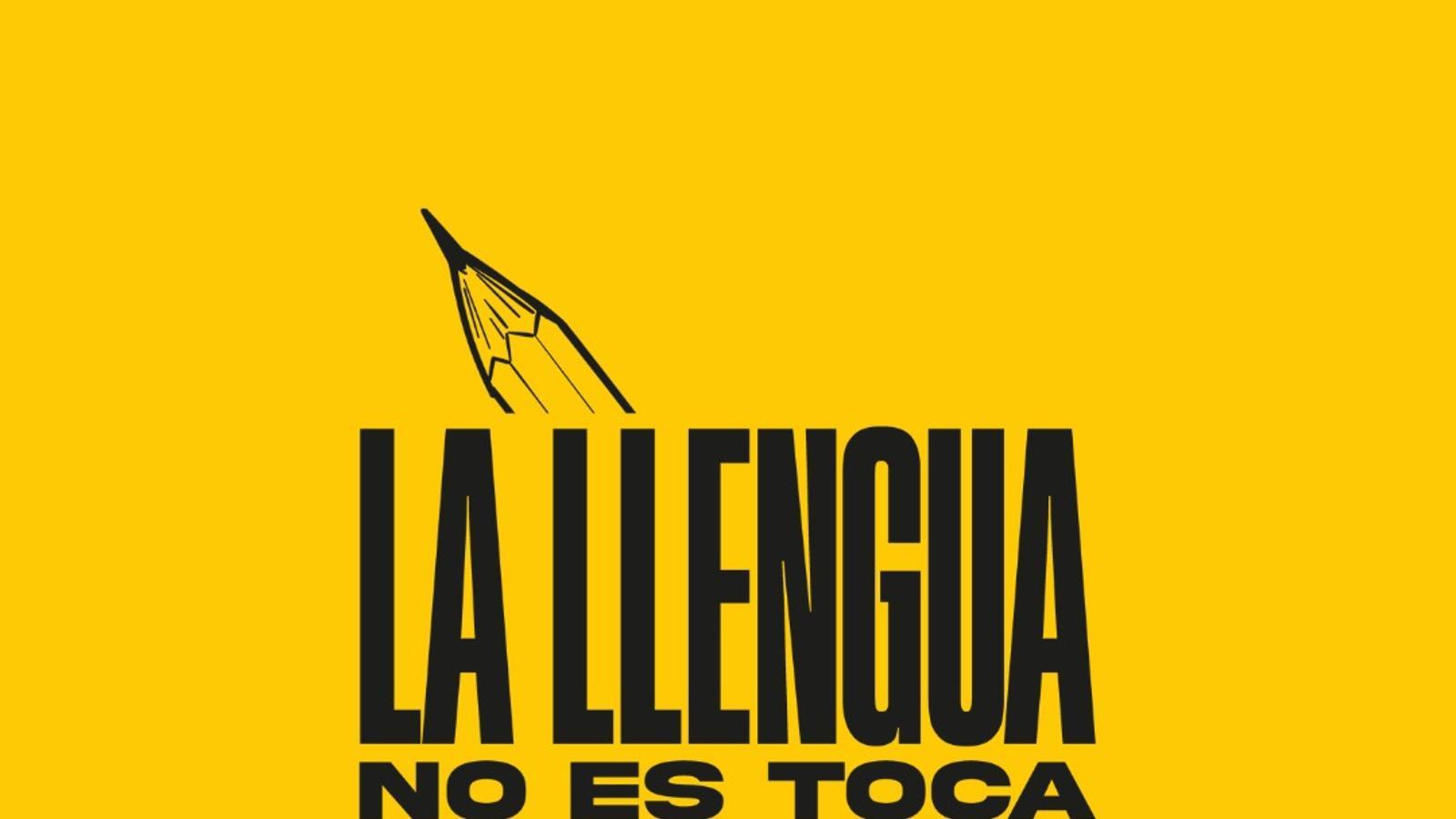 Campaña "En la escuela catalana, la lengua no se toca!"