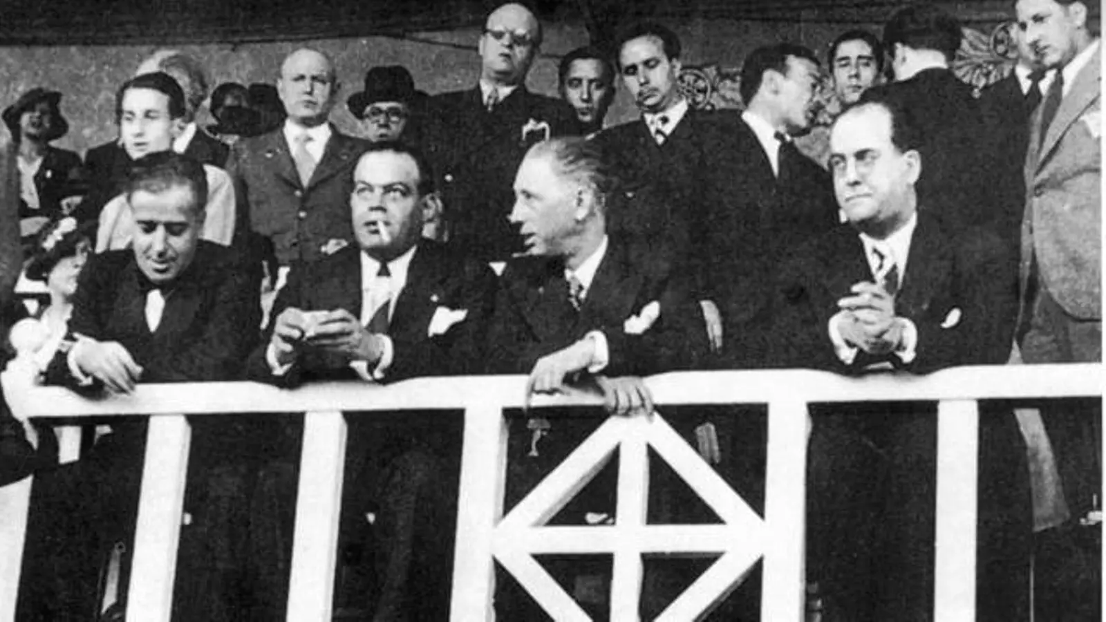 Josep Suñol i Garriga, amb Lluís Companys a Les Corts