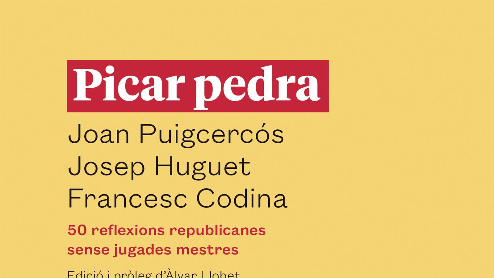 Portada del llibre "Picar pedra"