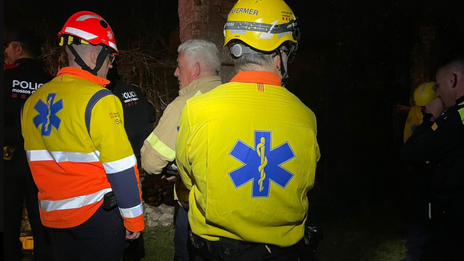 Four minors are trapped by the collapse of the old Esparreguera Hospital