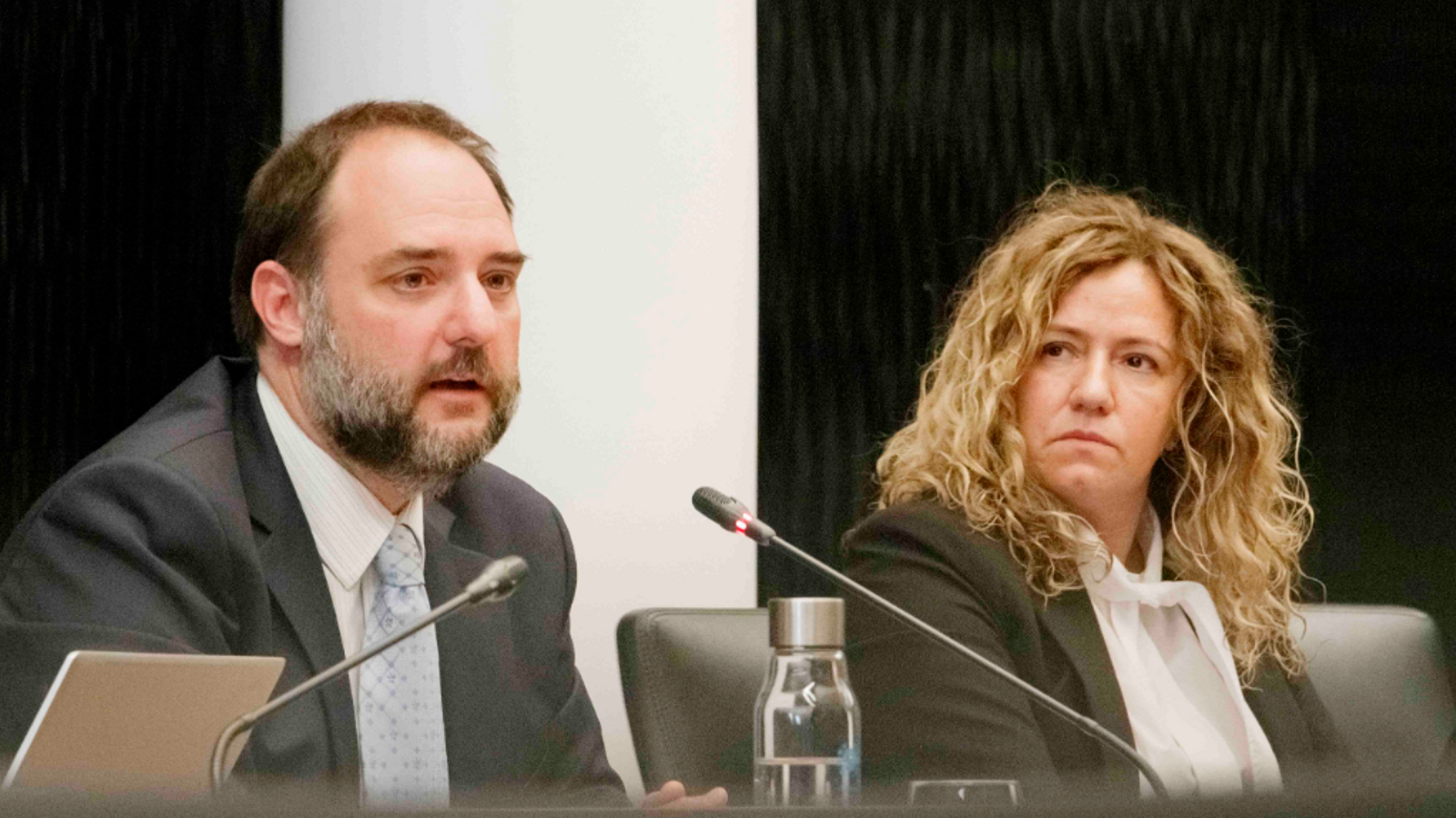 El conseller de Joventut i Ciutadania d'Escaldes-Engordany, Ramon Tena, durant la sessió de consell de comú.