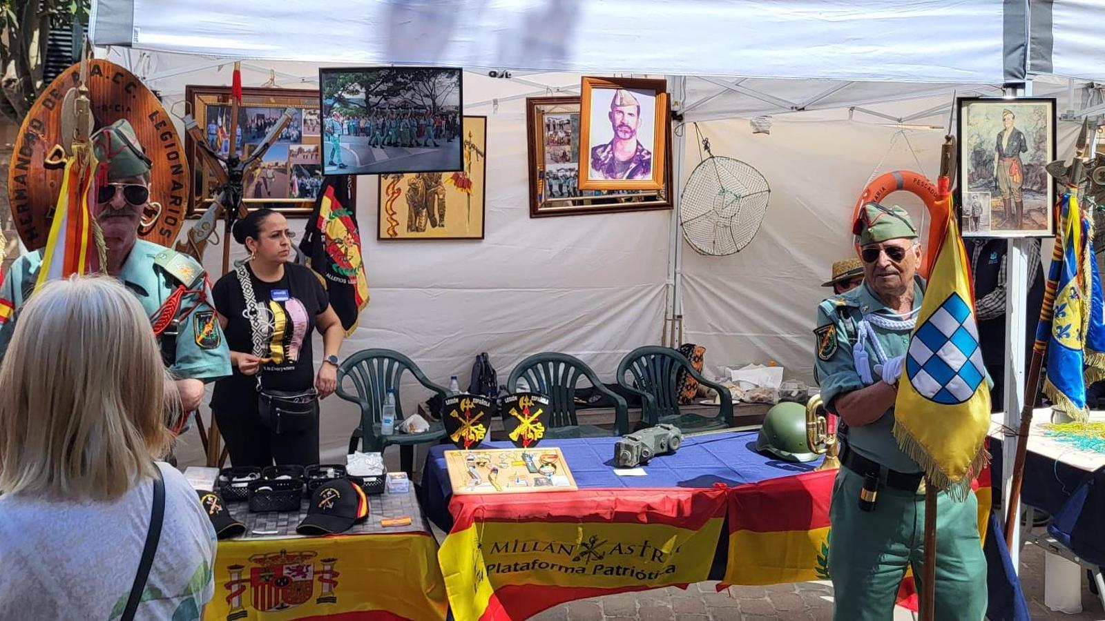 Parada franquista a una fira de Porreres