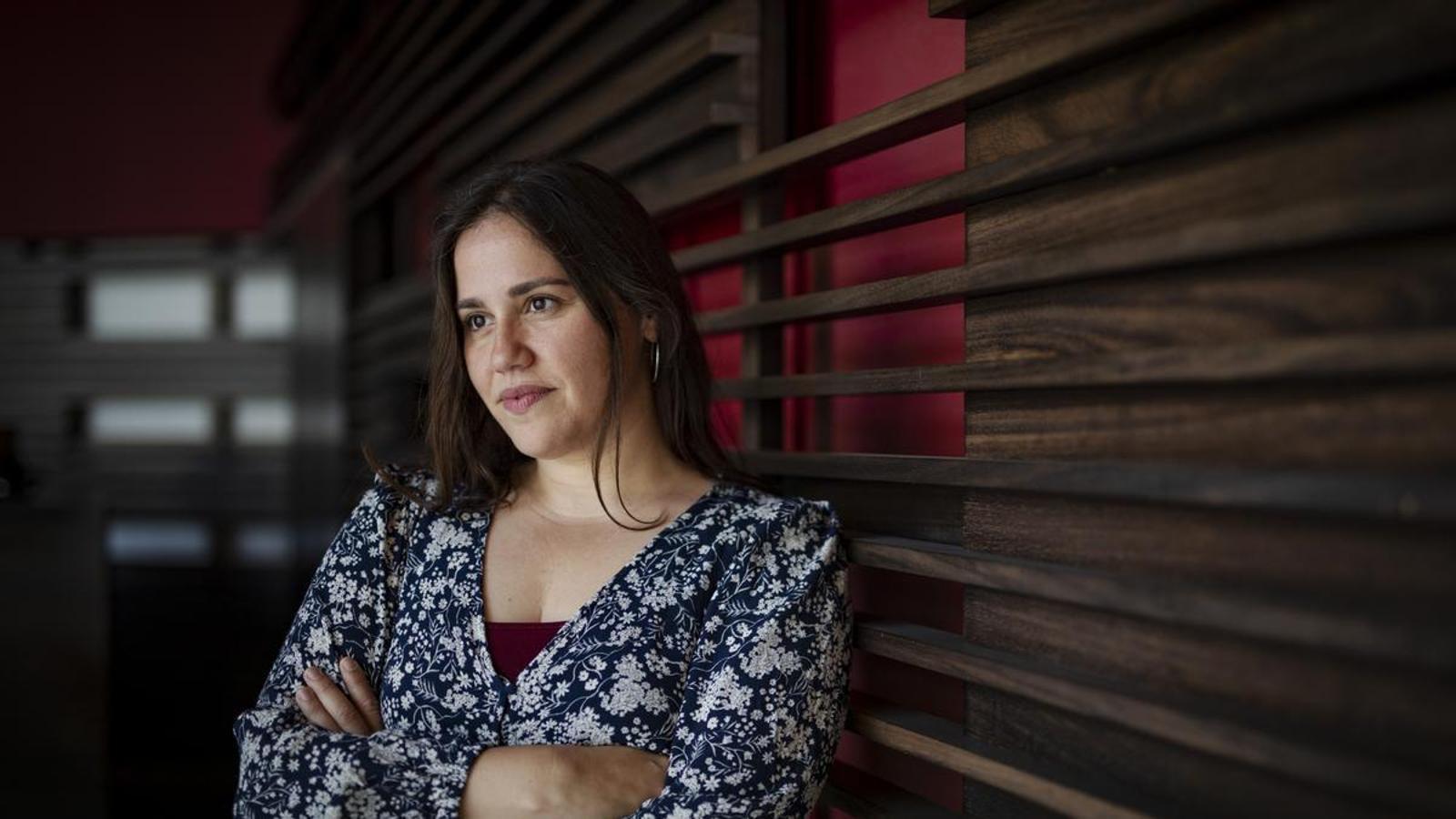 La actriz Júlia Truyol fotografiada en el Teatre Lliure