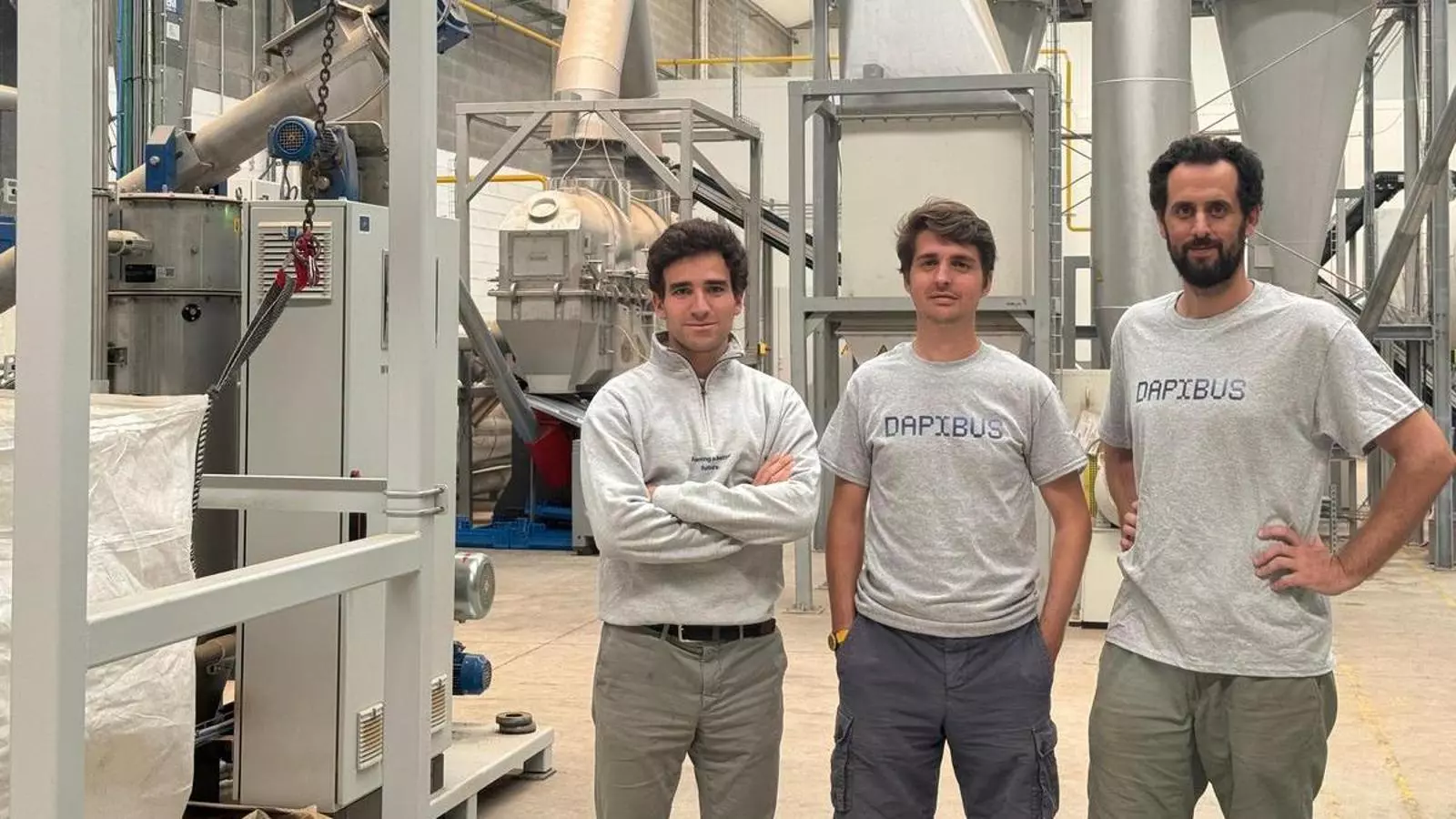 Arturo Almazor, Alex Segura i Carlos Conde, cofundadors de Dapibus.