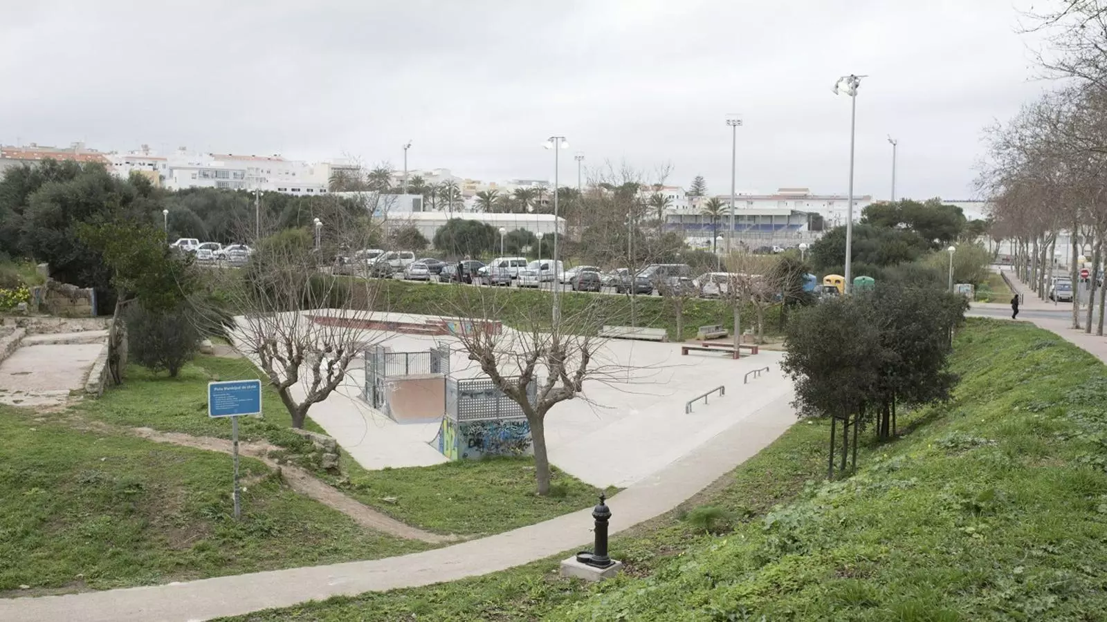 El 'Skate Park' de Maó va ser el primer escenari investigat i on es van dur a terme els seguiments a sospitosos.