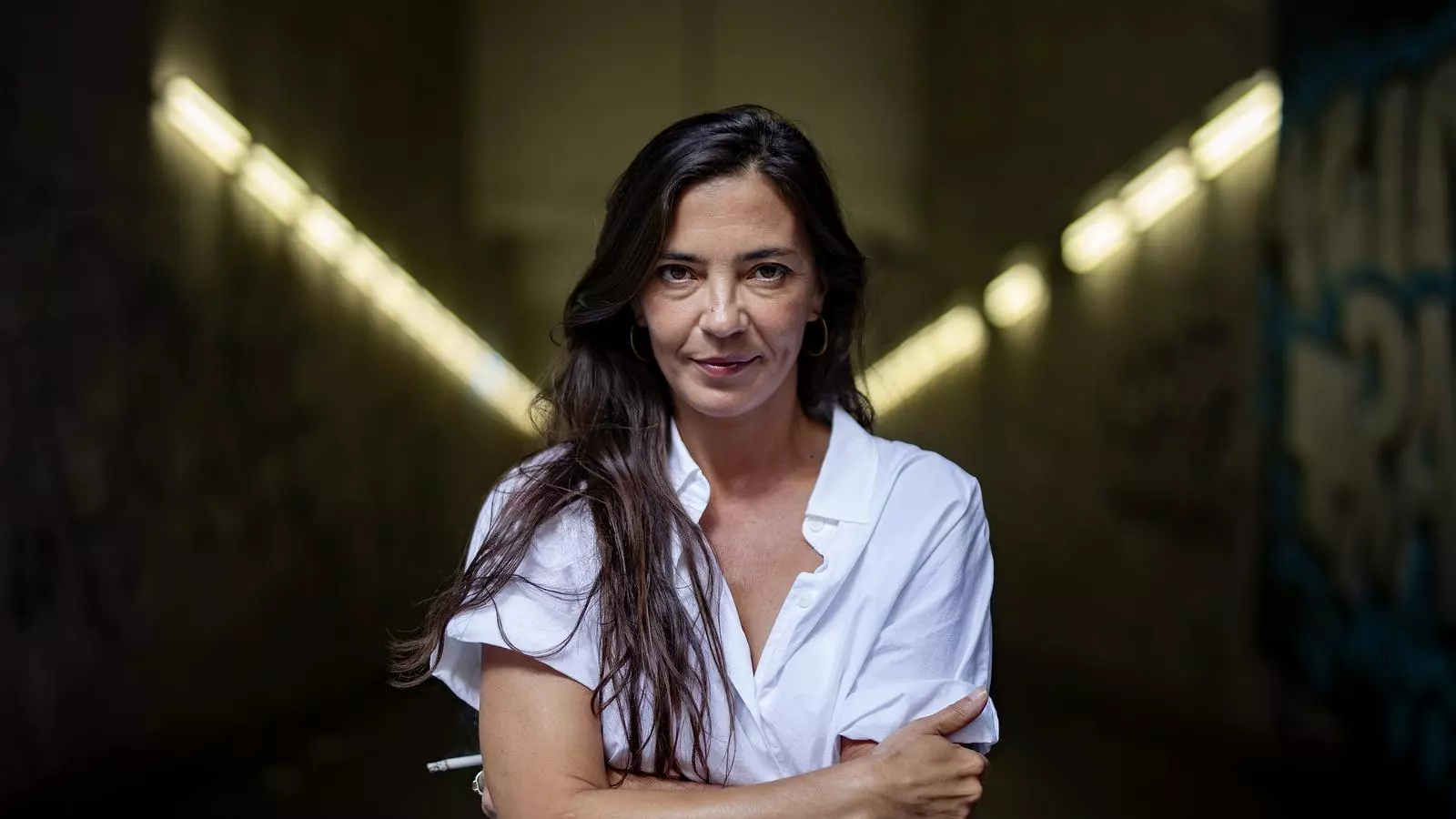 L'actriu Núria Prims aquest dilluns a Barcelona