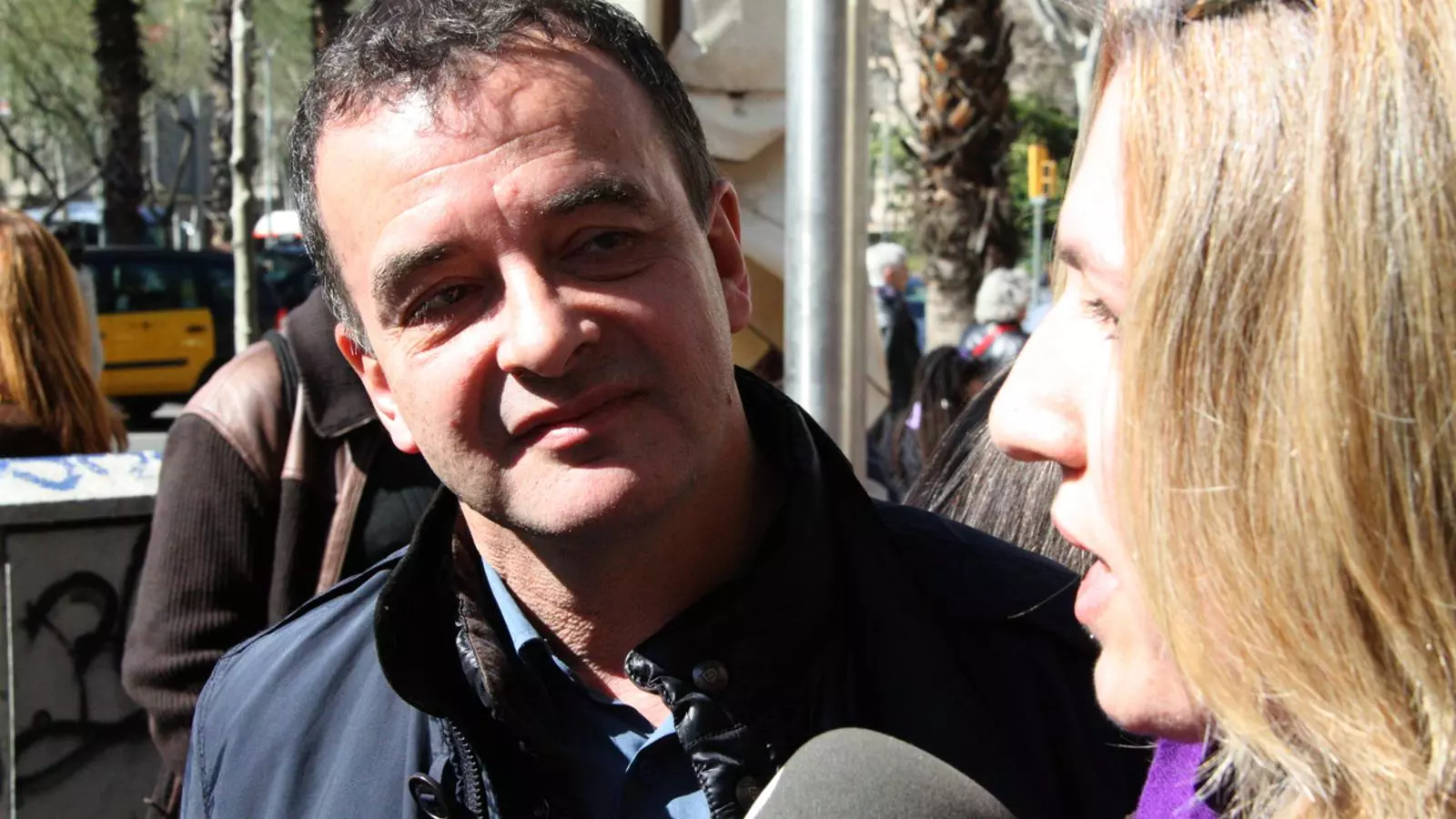 Alfred Bosch, amb la secretària nacional de les dones d'ERC, Rosa Amorós / ACN