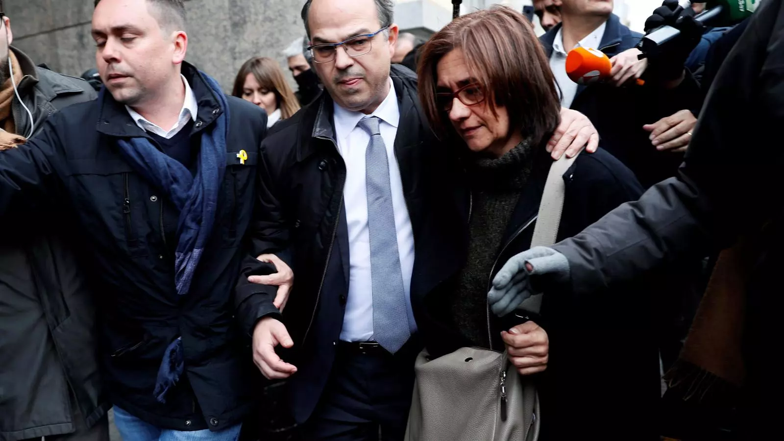 Jordi Turull, just abans d'entrar al Suprem per conèixer la decisió de Llarena sobre si el torna a enviar a la presó un cop processat