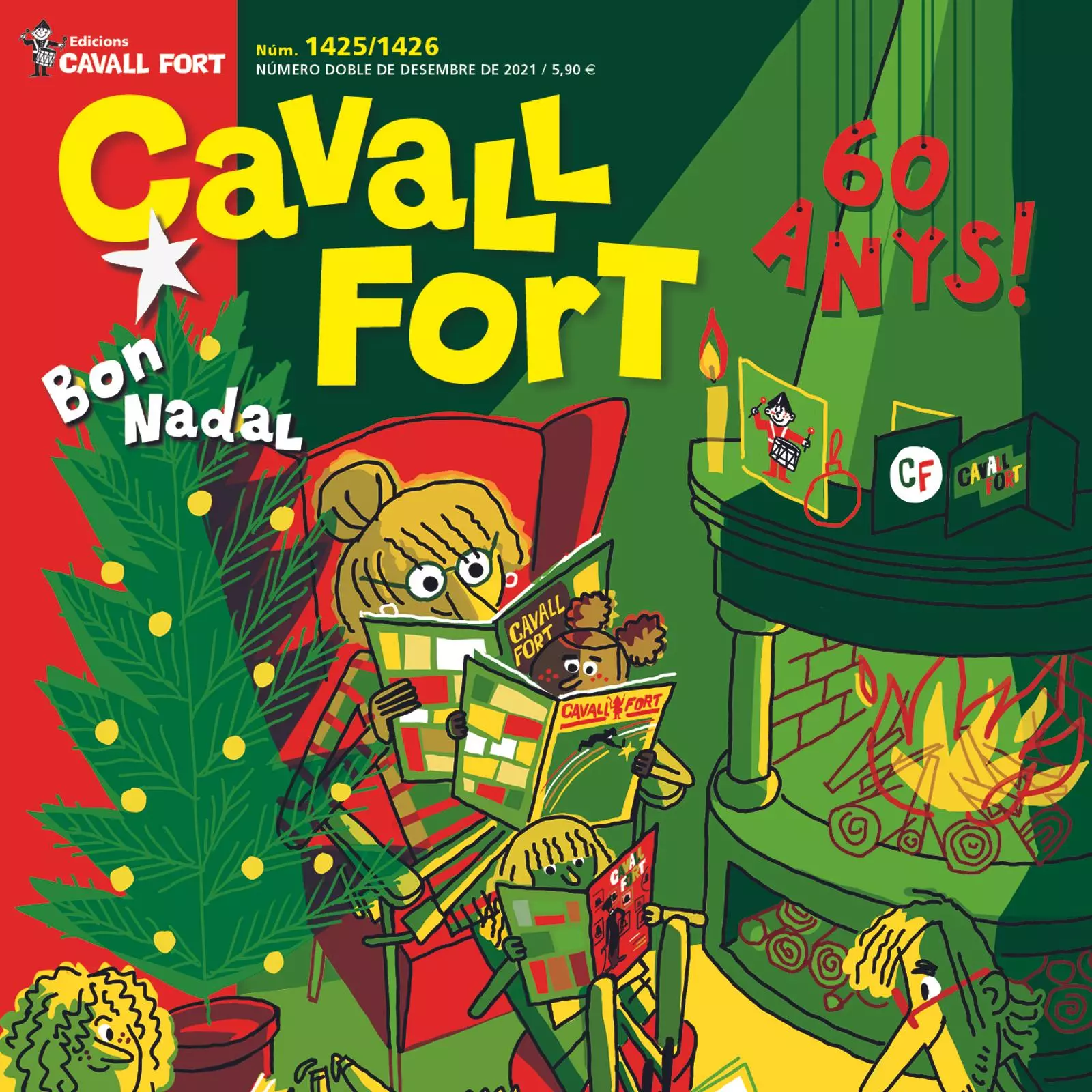 La revista 'Cavall Fort' celenra 60 anys amb el seu número de Nadal.
