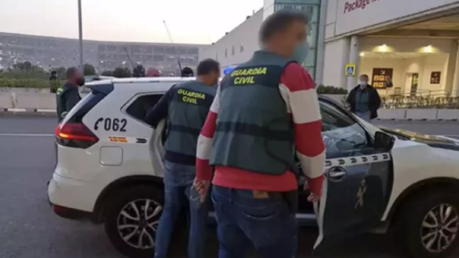 Moment de l'arrest a Mallorca.