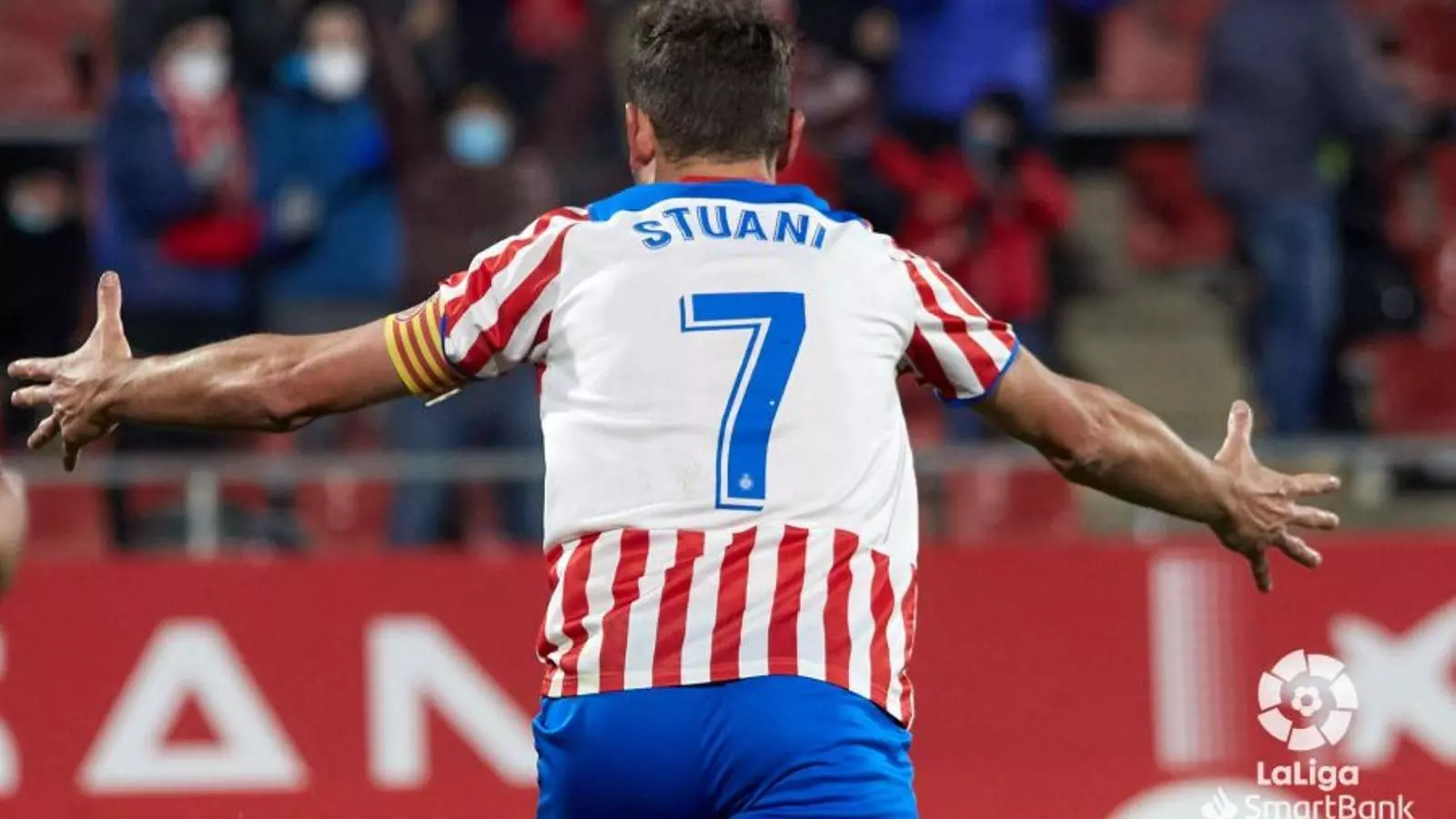 Cristhian Stuani, màxim golejador de Segona amb 11 gols