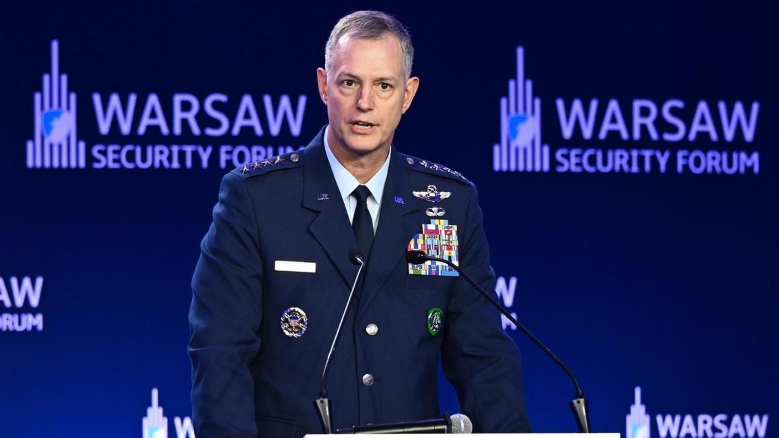 El comandante militar en jefe de la OTAN en Europa, el general Alexus Grynkewich.