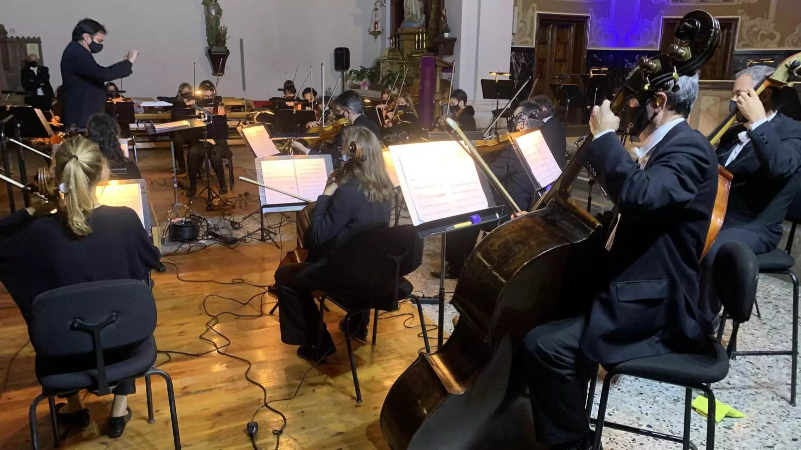 Imatge d'arxiu d'un concert recent de l'OSJC a la Pobla de Segur. / G.L.T.