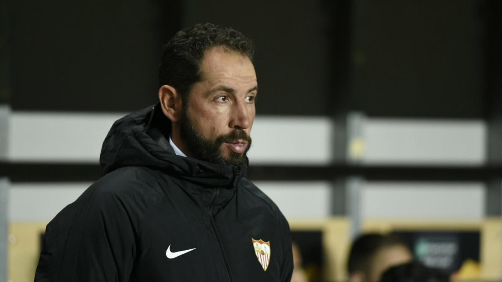 Pablo Machín durant el seu últim partit amb el Sevilla