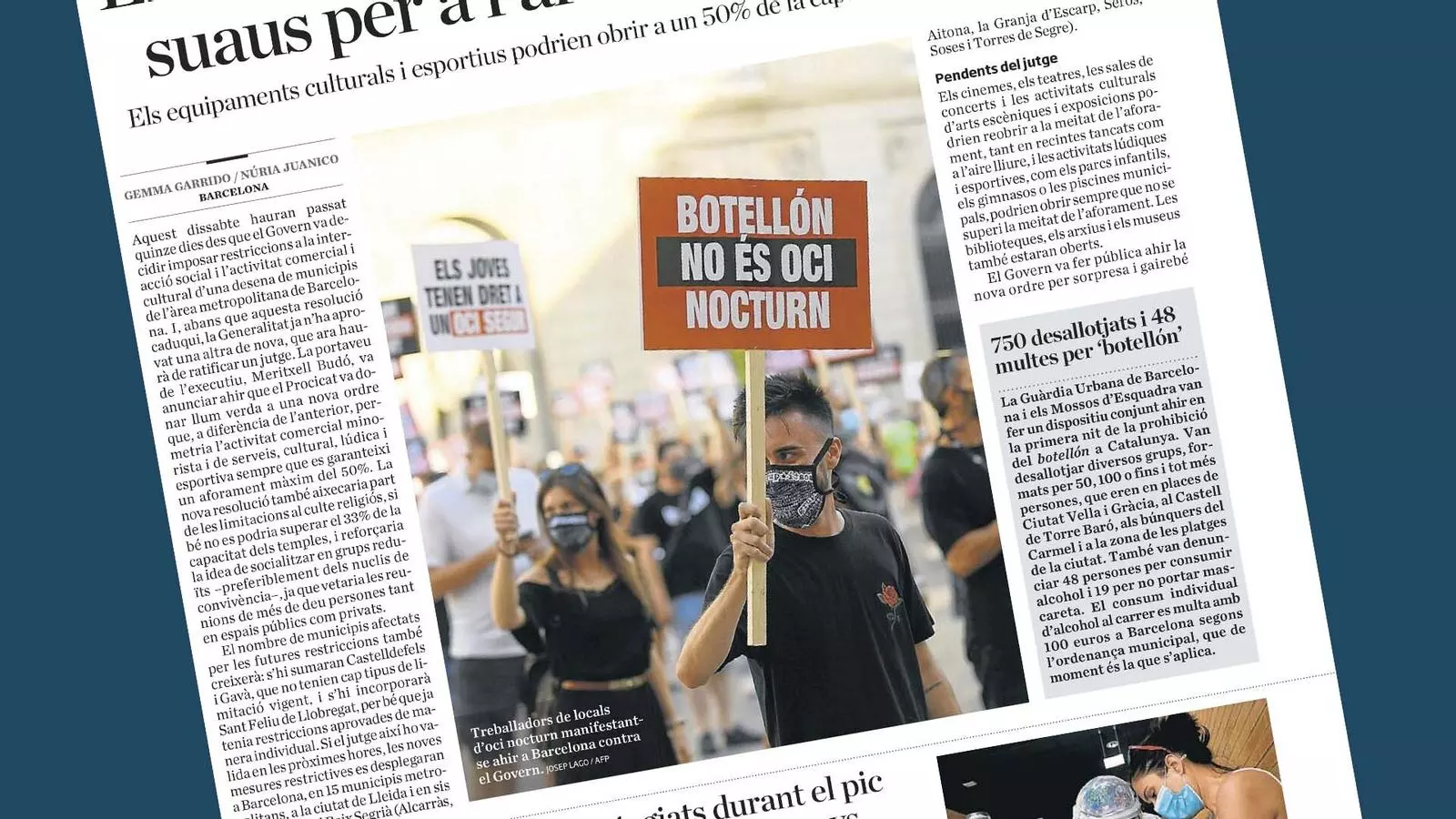 S’aixeca el confinament perimetral del Segrià, obren els gimnasos, els EUA superen els 150.000 morts i la Fiscalia vol impedir que els presos polítics surtin a treballar: les claus del dia, amb Antoni Bassas (30/07/2020)
