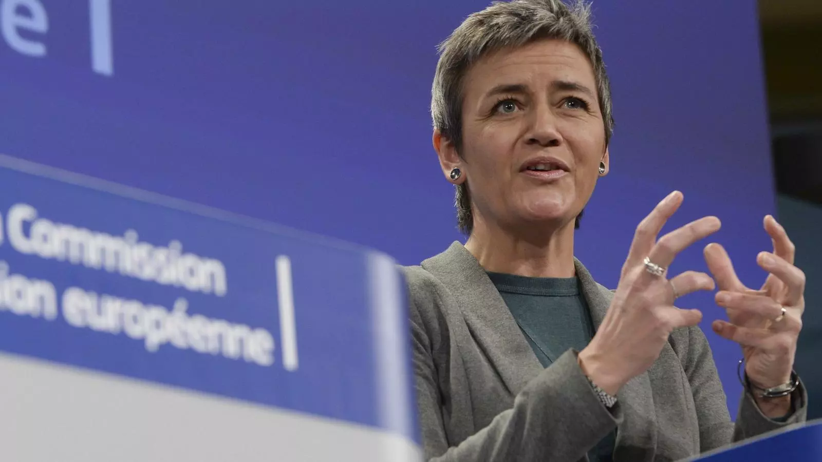 La comissària europea de Competència, Margrethe Vestager, en una imatge d'arxiu