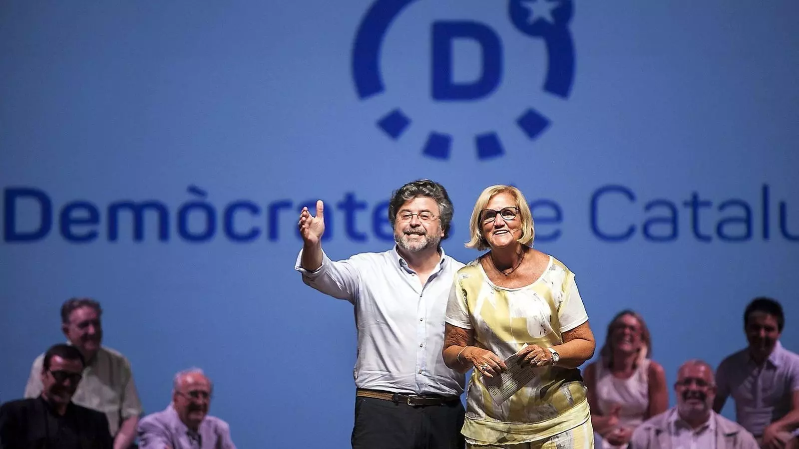 Antoni Castellà i Núria de Gispert, dues de les cares més conegudes del nou partit.