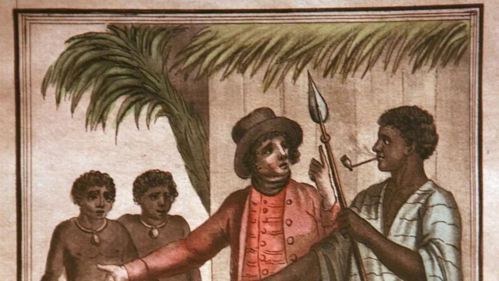 Un marxant d'esclaus al Senegal, durant el segle XVIII