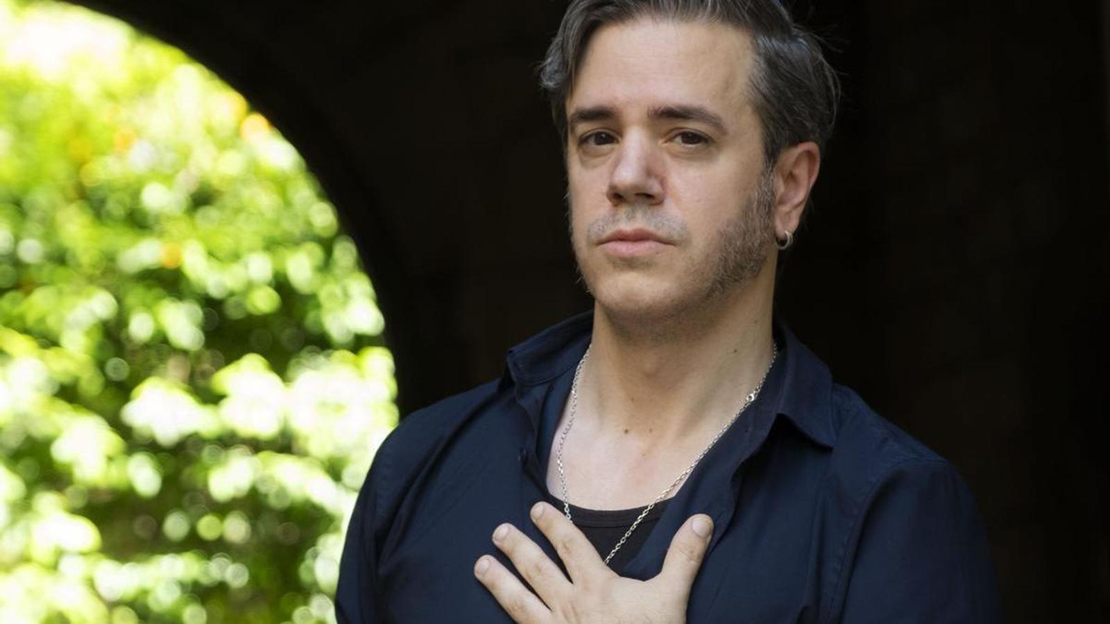 Arnau Tordera, from the group Obeses, photographed in Barcelona.