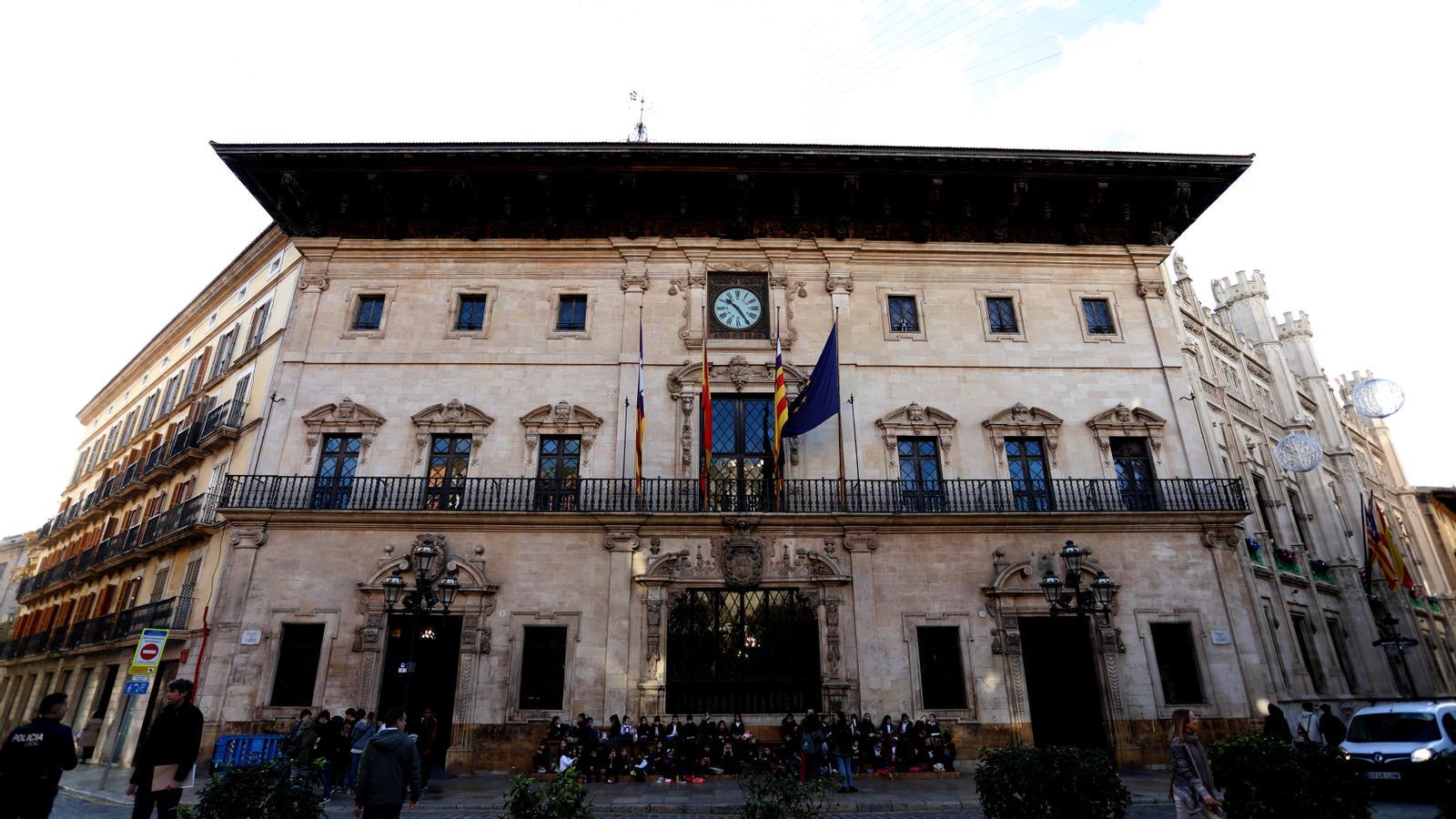 Facade of the City Hall of Palma.