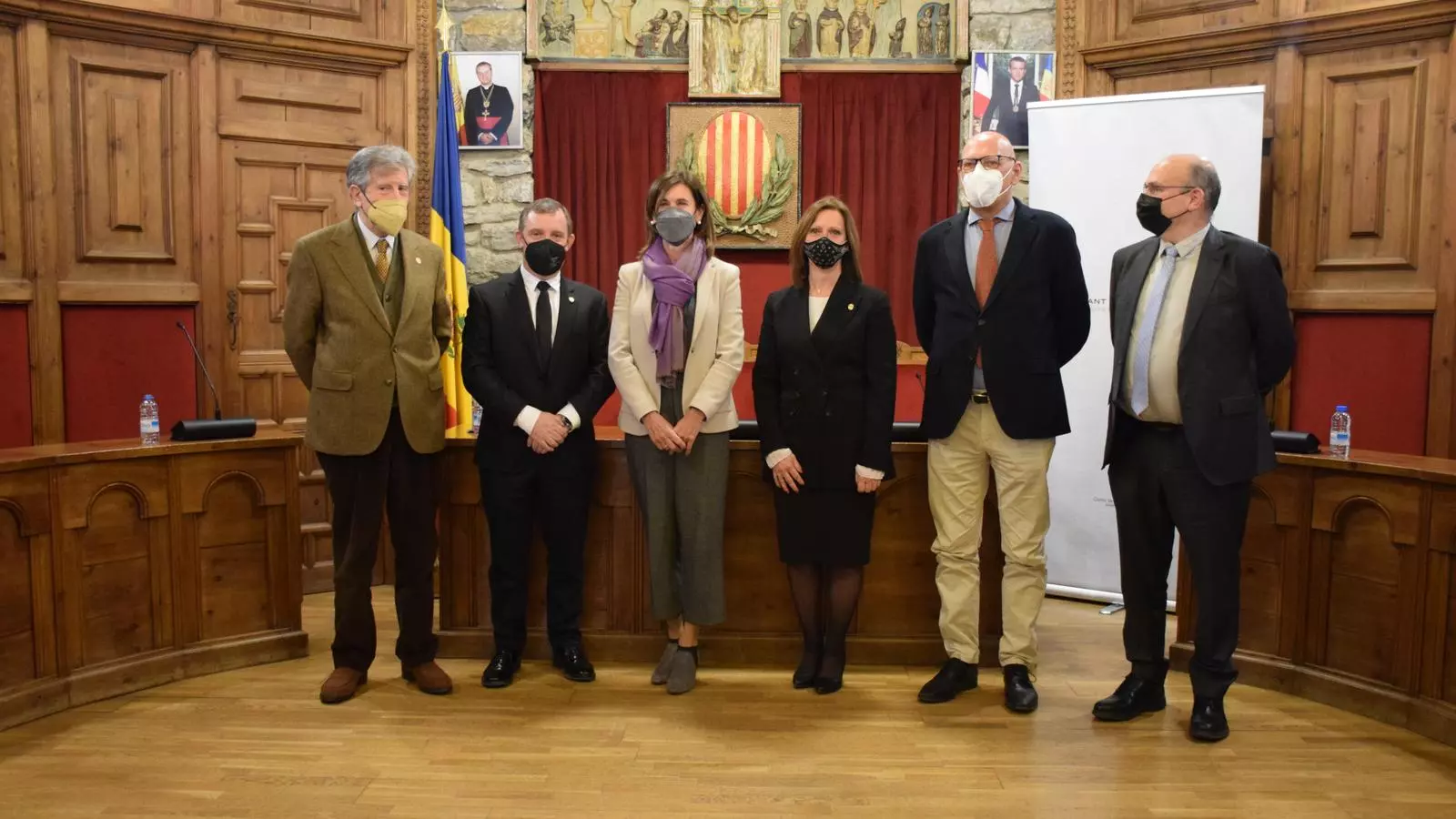 Un moment de la presentació de l'Associació Sant Julià de Lòria Campus Universitari (ACU).