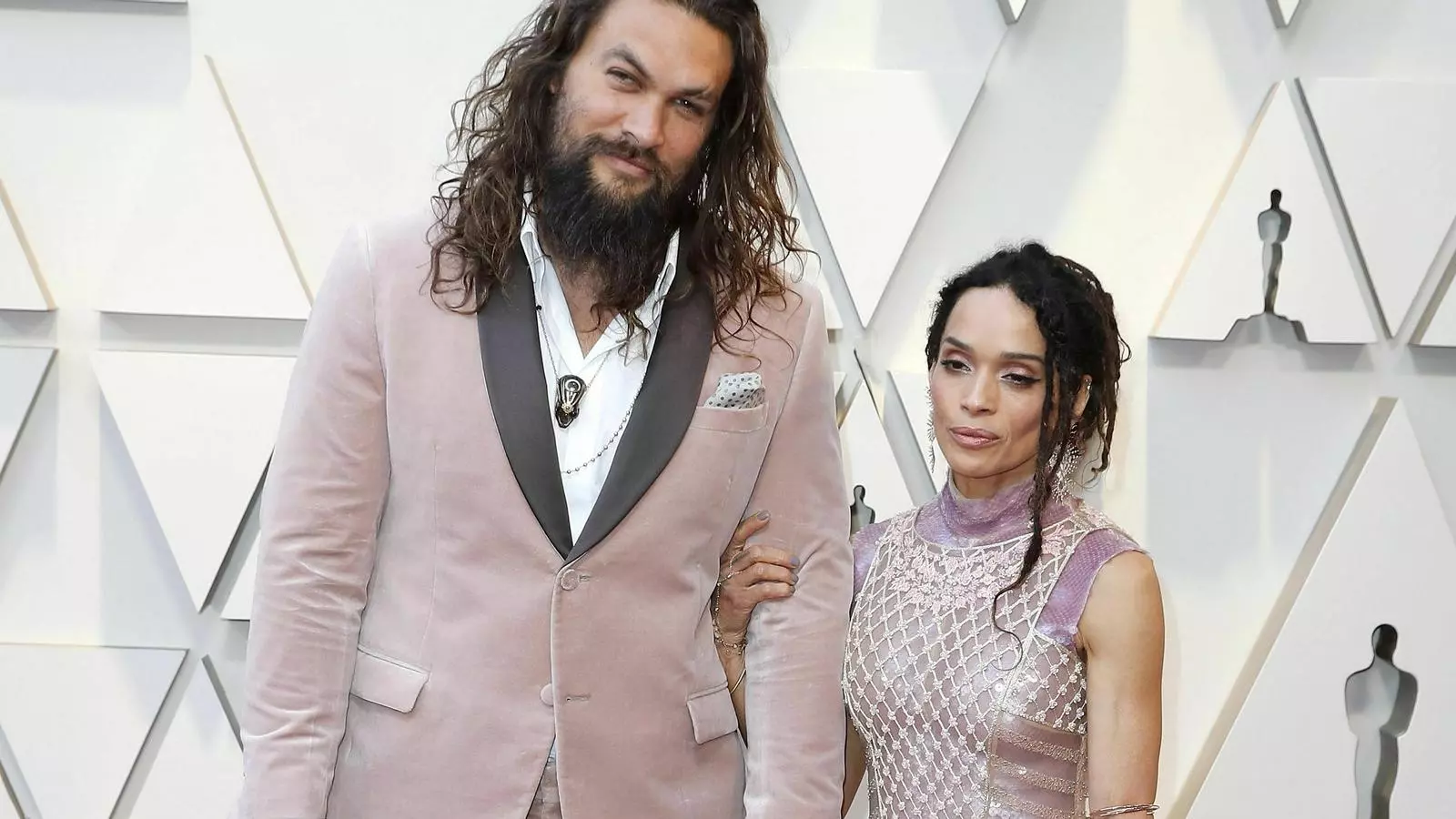 Jason Momoa amb la seva dona, Lisa Bonet