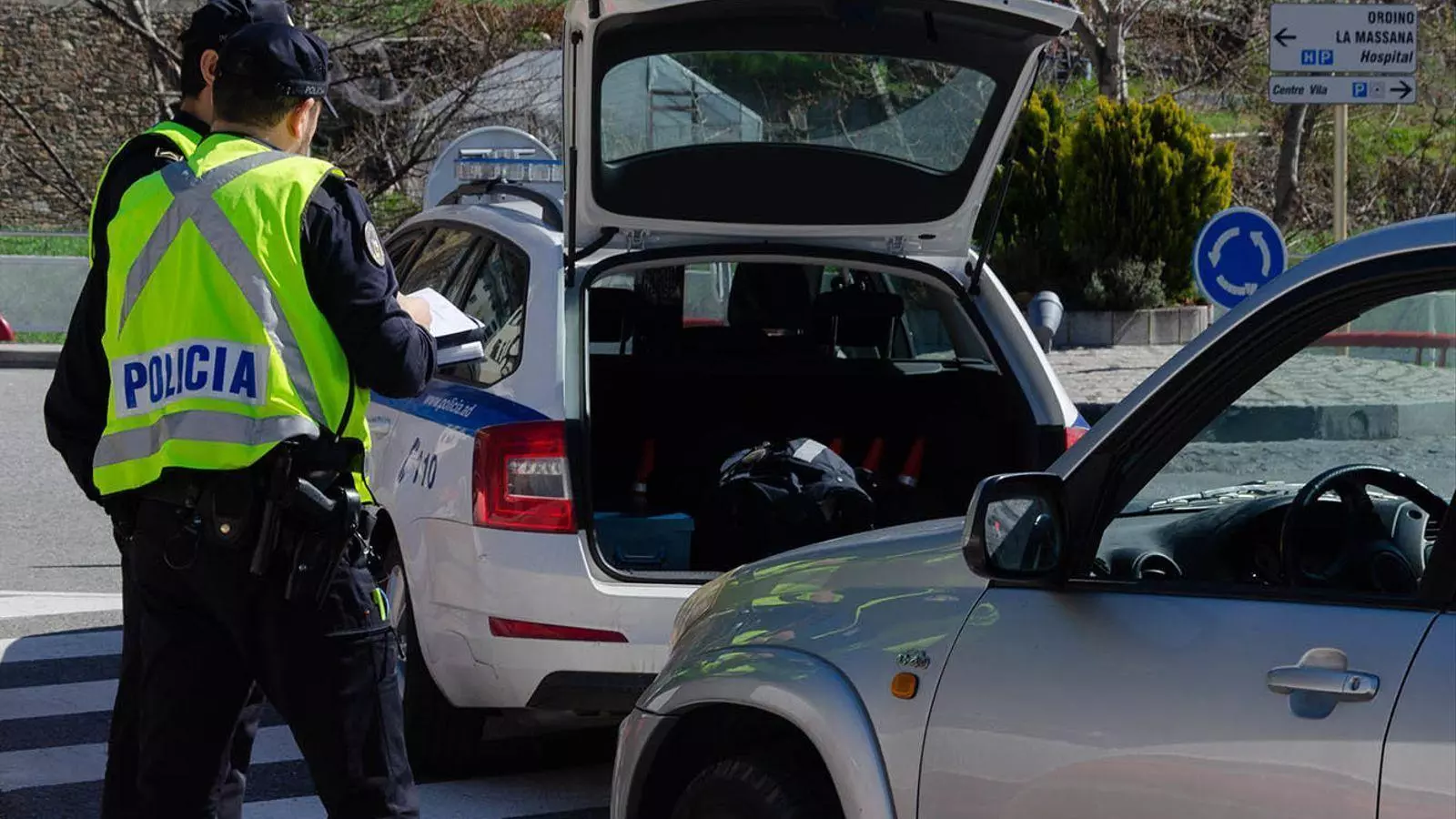 Un control policial.