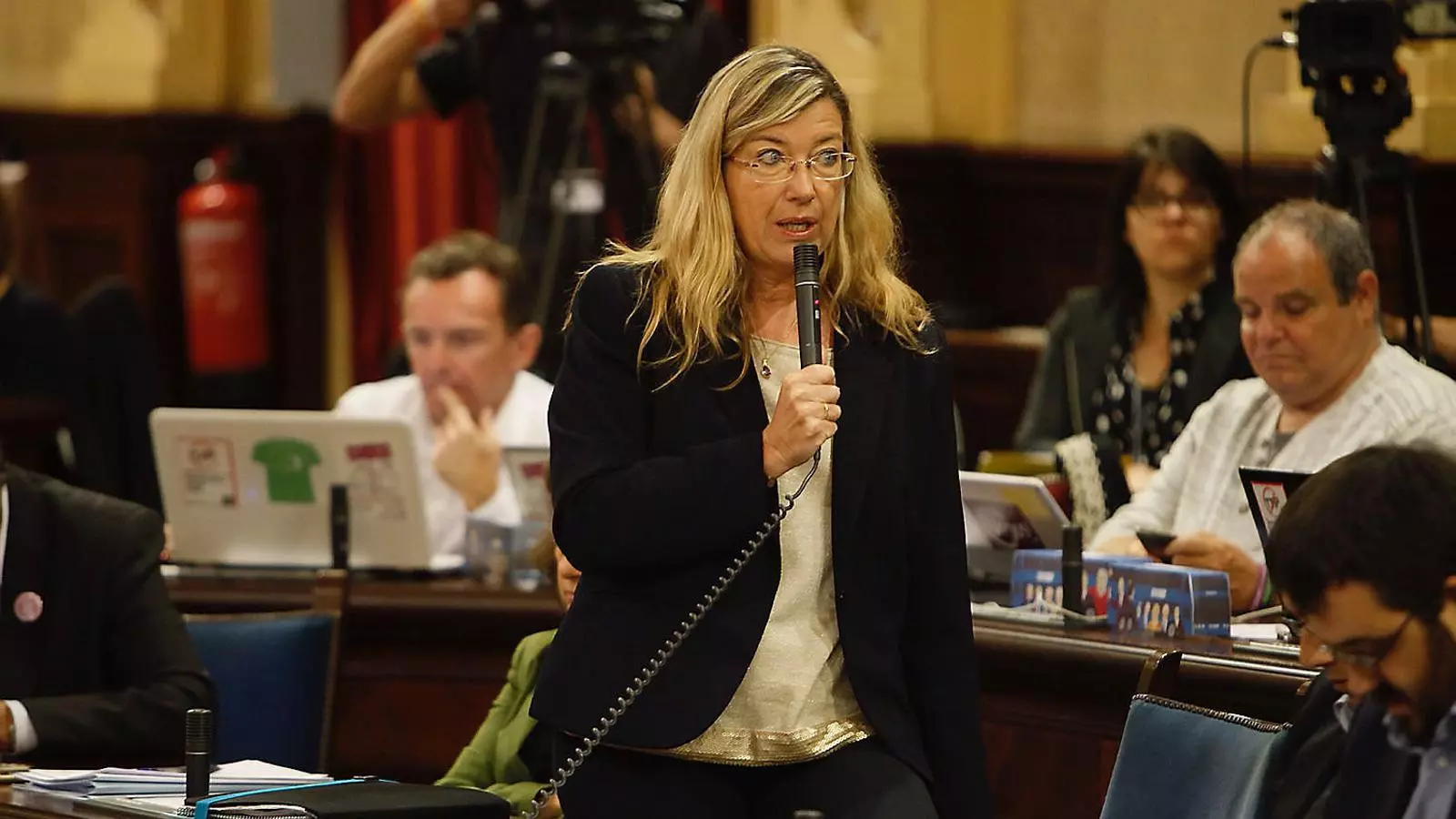 Patricia Gómez al Parlament en una imatge d'arxiu