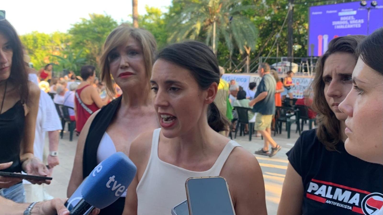 Irene Montero en Palma