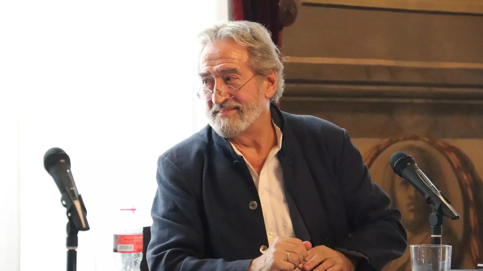 Jordi Savall en la presentació del Festival Jordi Savall