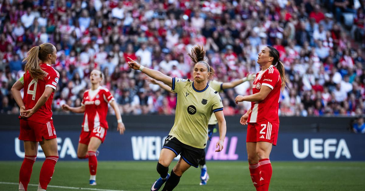 #Crònica | Les blaugranes treuen un resultat positiu de la seva visita a l'imponent Allianz Arena (1-1)

✍️ @razalo71