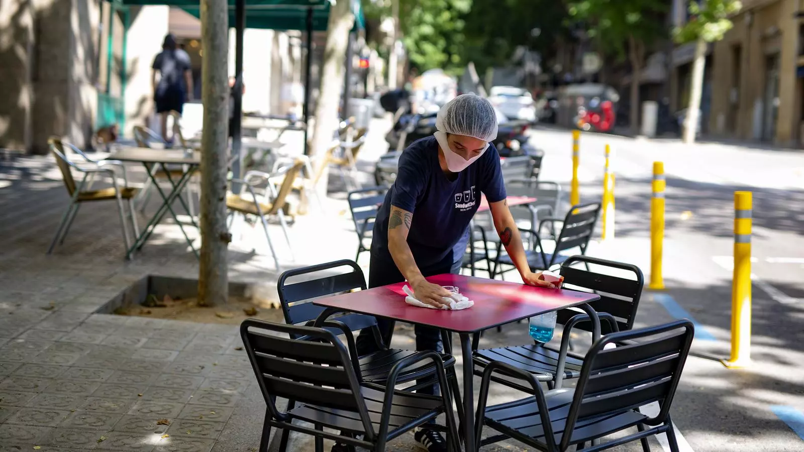 Terrasses de Barcelona al carrer Amigó