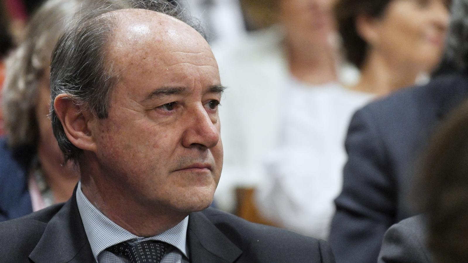 Celso Rodríguez, during the delivery of the XIII Edition of the ACIJUR Puñetas Awards in June 2024
