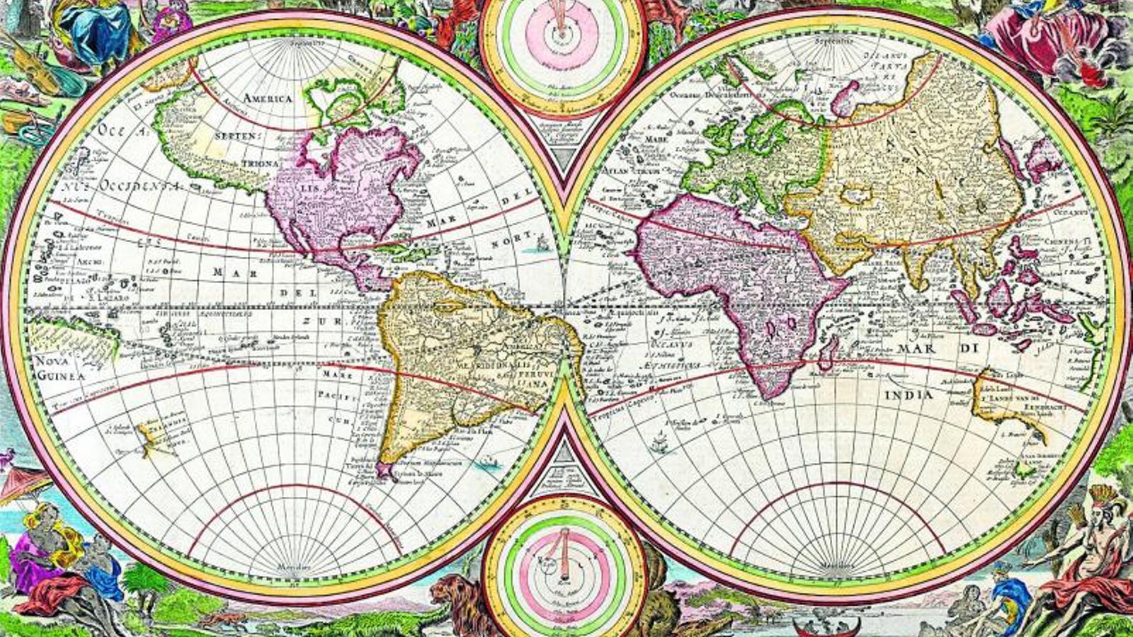 El mundo en 1714