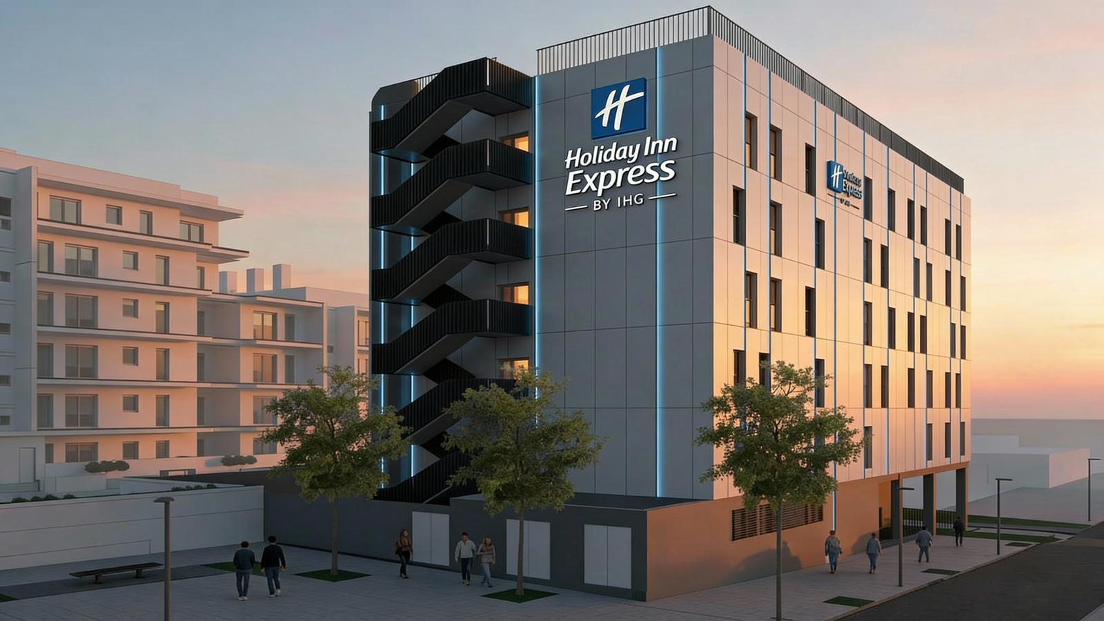 Imagen virtual del futuro Holiday Inn Express de Martorell.