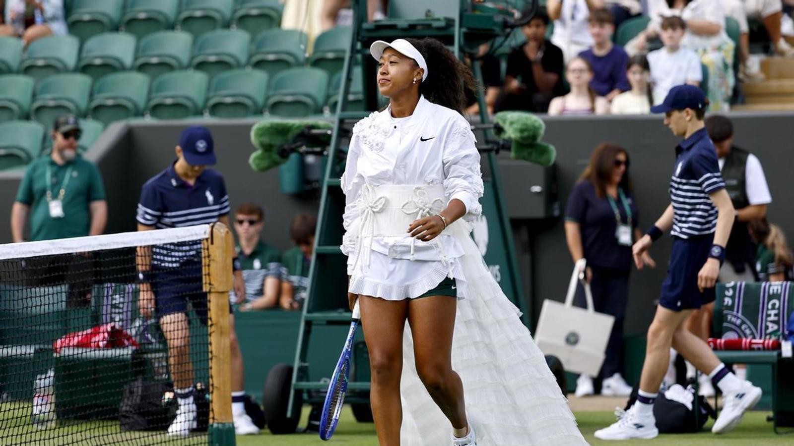 Naomi Osaka, at Wimbledon