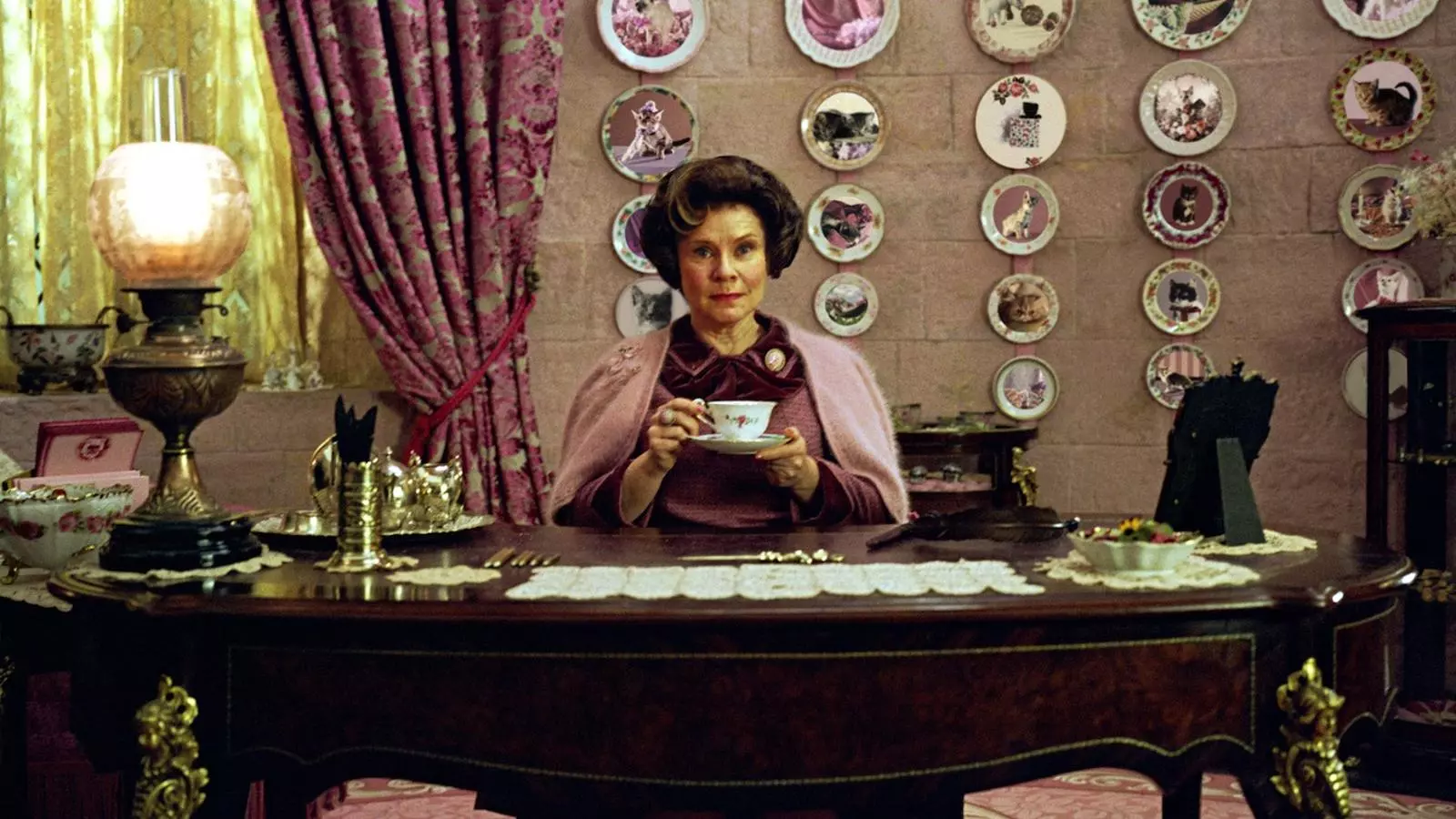Imelda Staunton va interpretar Dolores Umbridge a la saga de Harry Potter.