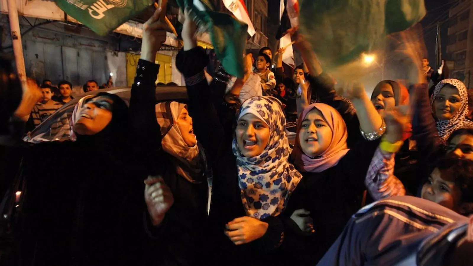 Celebracions a Gaza per l'alto el foc. AFP