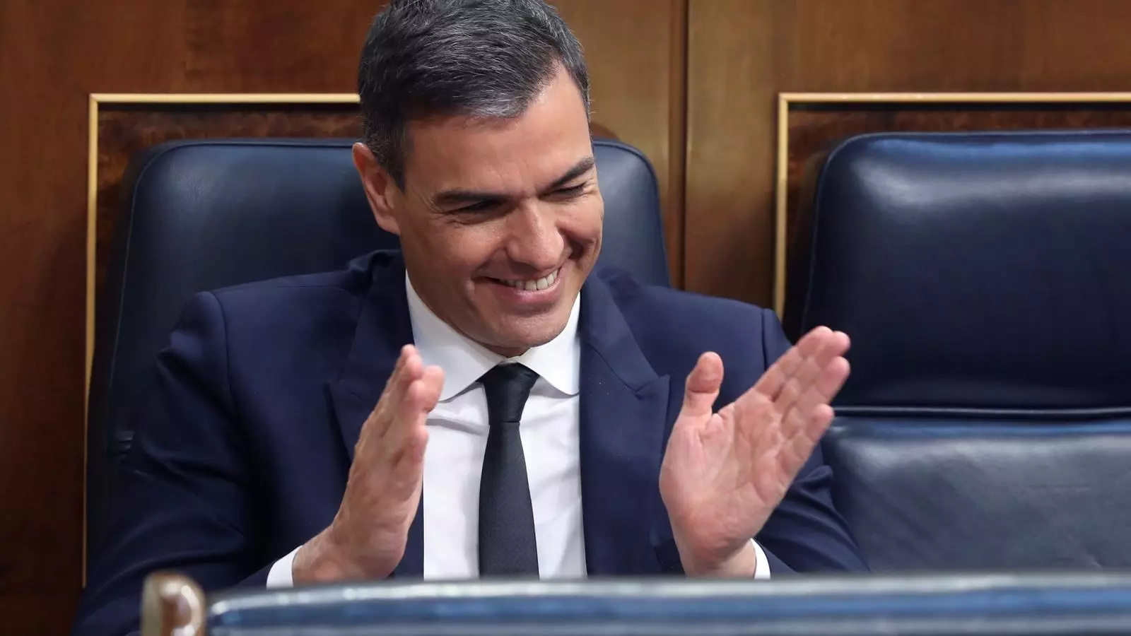 El president del govern espanyol, Pedro Sánchez, durant el debat de pròrroga de l'estat d'alarma.