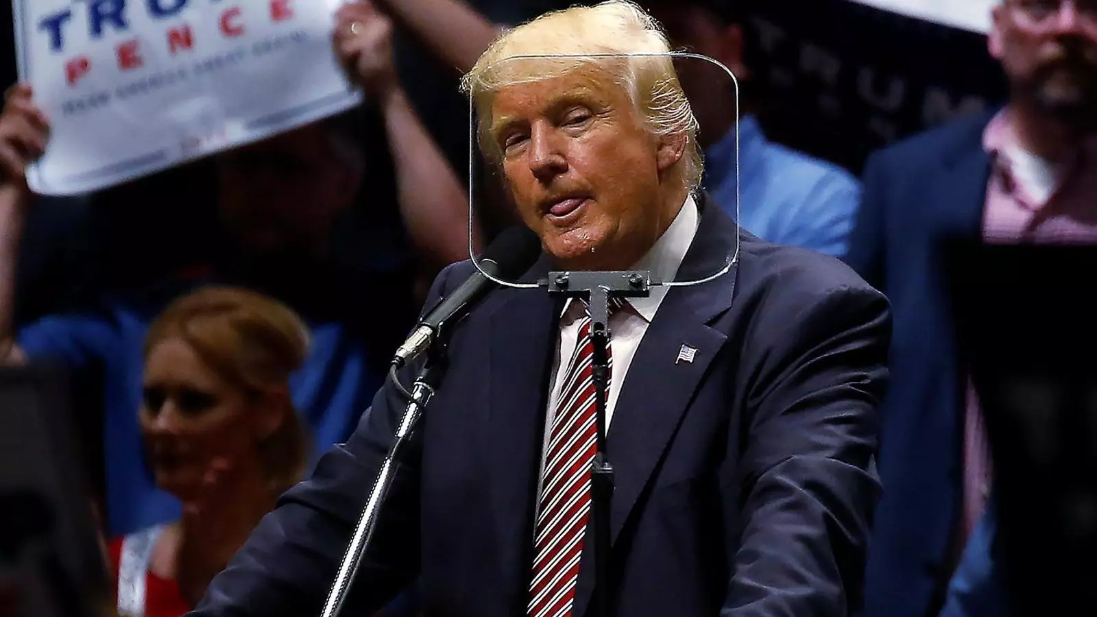 Trump durant un dels actes electorals de la setmana passada, celebrat a Austin.