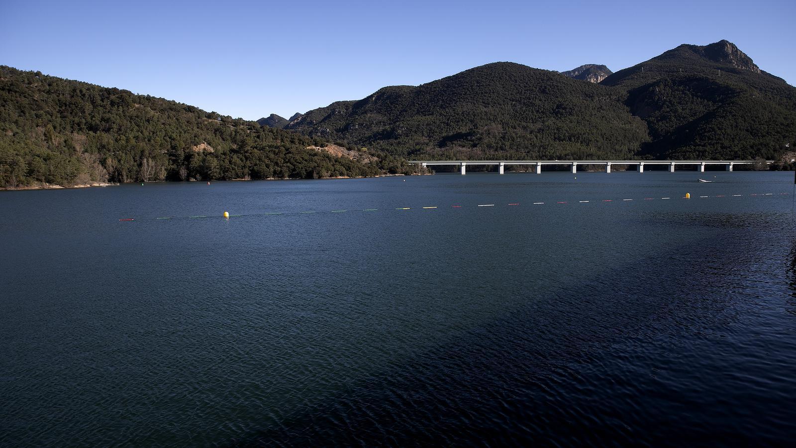 El embalse de Baells, en el Berguedà.
